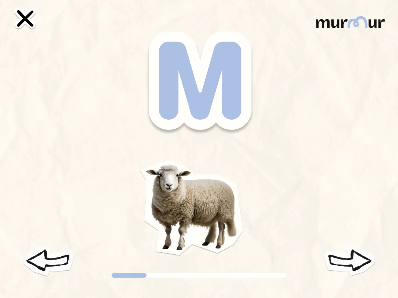 Aperçu de MurMur Phonologie : écran des mots
